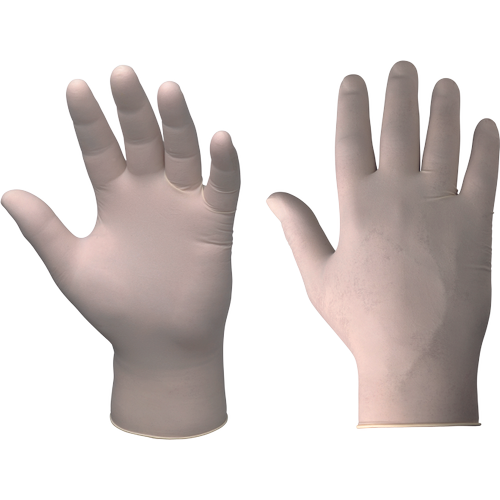 jednorázové rukavice  latexové rubetra